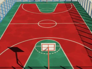 set sport playground 3D Model