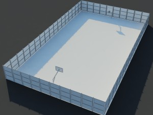 set sport playground 3D Model