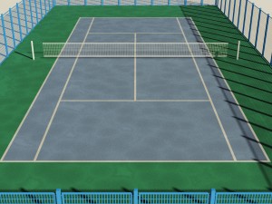set sport playground 3D Model