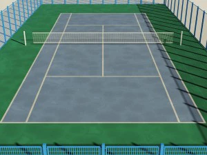 set sport playground 3D Model