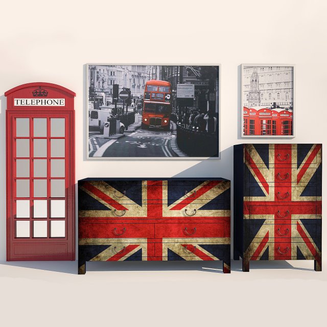 kare design- british style Modello 3D .c4d .max .obj .3ds .fbx .stl .blend 