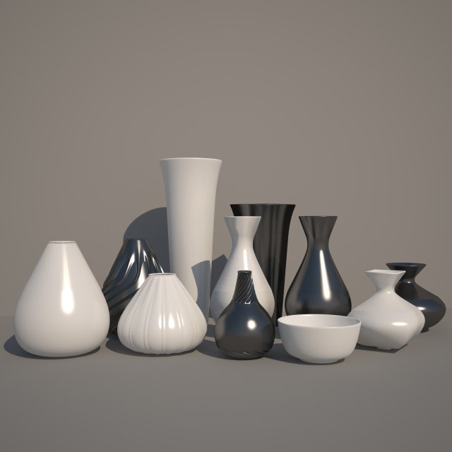 vases Modèle 3D .c4d .max .obj .3ds .fbx .stl .blend 