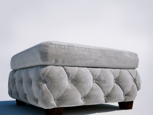 ottoman kare design 3D 模型