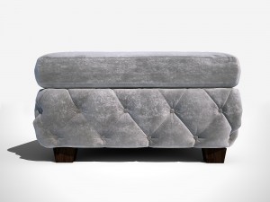 ottoman kare design 3D 模型