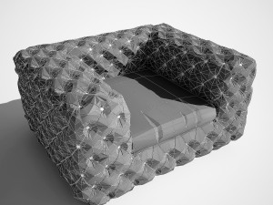 kare design armchair 3D Model