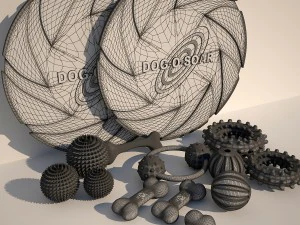 dog toys 3D Model