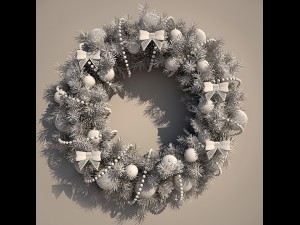 christmas wreath 3D-Modell