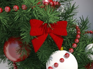 christmas wreath 3D-Modell