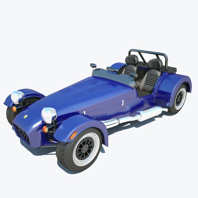 caterham super seven 1953 lotus Modelo 3D .c4d .max .obj .3ds .fbx .stl .blend 