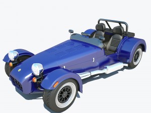 caterham super seven 1953 lotus 3D Model