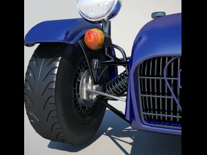 caterham super seven 1953 lotus 3D Model
