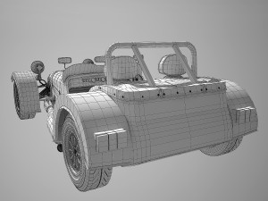 caterham super seven 1953 lotus Modelo 3D