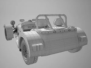 caterham super seven 1953 lotus 3D Model