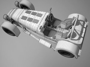 caterham super seven 1953 lotus Modelo 3D