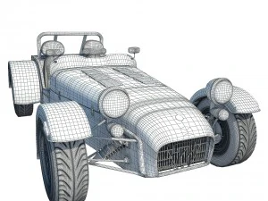 caterham super seven 1953 lotus 3D Model