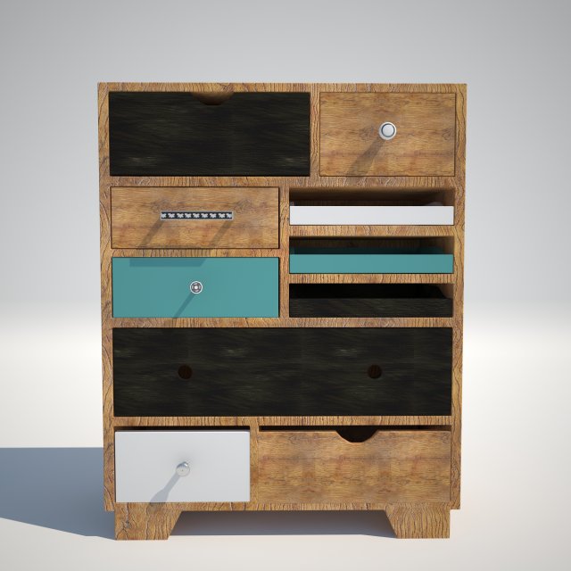 chest kare design babalou eu 10 Modelo 3D .c4d .max .obj .3ds .fbx .stl .blend 
