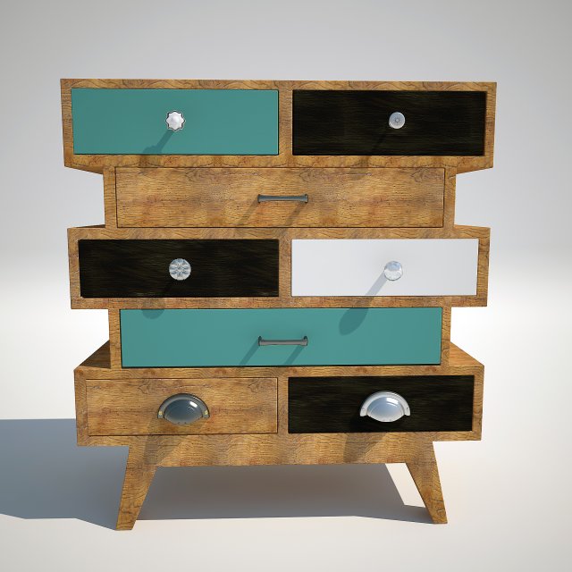 chest kare design babalou 3D-Modell .c4d .max .obj .3ds .fbx .stl .blend 