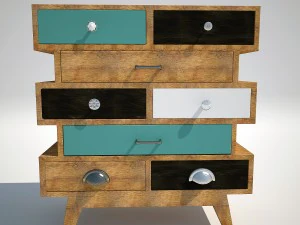 projekt kare w klatce piersiowej babalou Model 3D