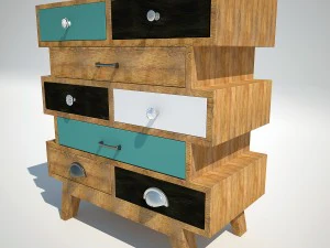 chest kare design babalou 3D Model