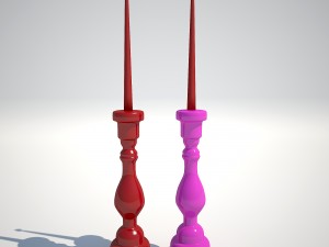 candlesticks kare design 3D Model