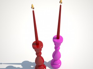 candlesticks kare design 3D Model