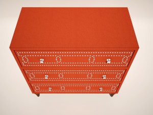 dresser sunrise 3 drw Modelo 3D