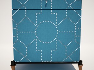 trunk blue crackle 3D 모델