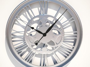 wall clock gear kare design 3D Model