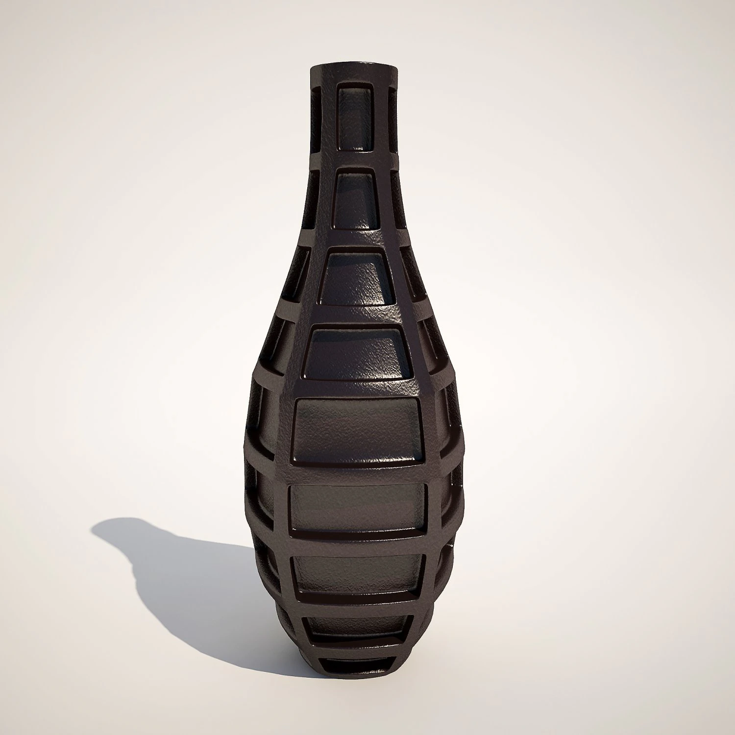vase grid blue 43cm kare design 3D Model .c4d .max .obj .3ds .fbx .stl .blend 