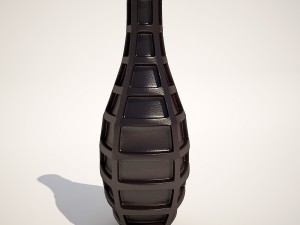 vase grid blue 43cm kare design Modèle 3D