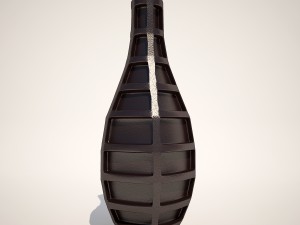 vase grid blue 43cm kare design 3Dモデル