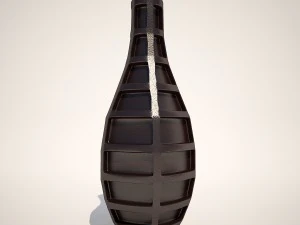 vase grid blue 43cm kare design 3D Model