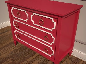 crib and dresser newport cottages Modelo 3D