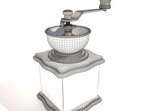 manual coffee grinder 3D Model