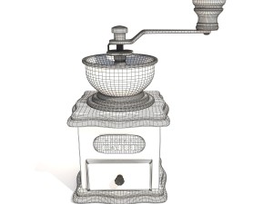 manual coffee grinder 3D Model
