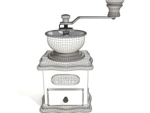 manual coffee grinder 3D Model