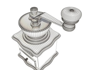 manual coffee grinder 3D Model