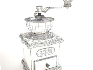 manual coffee grinder 3D Model