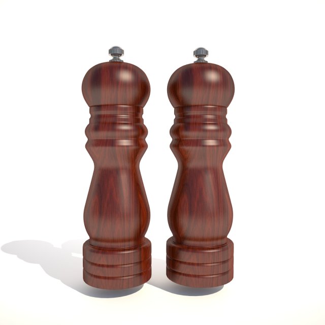 salt and peper 3D Модель .c4d .max .obj .3ds .fbx .stl .blend 