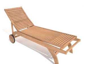 deck chair 3Dモデル