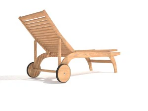 deck chair 3D Model