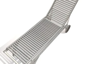 deck chair 3D Model