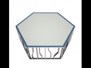 reflections shaped cocktail table Model 3D
