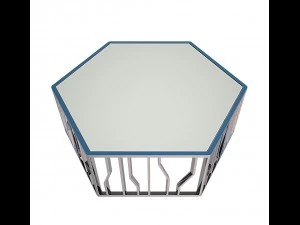 Reflexionsf&ouml;rmiger Cocktailtisch 3D Modell