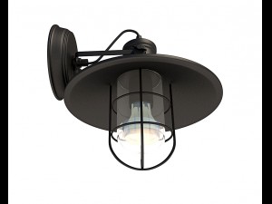 sconce antique industrial 3D Model