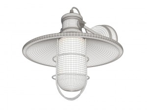 sconce antique industrial 3D Model