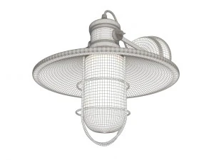 sconce antique industrial 3D Model