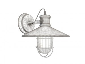 sconce antique industrial 3D Model