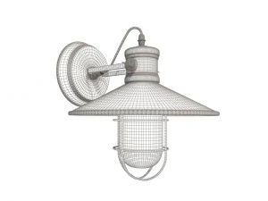 sconce antique industrial 3D Model