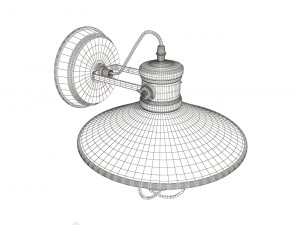 sconce antique industrial 3D Model